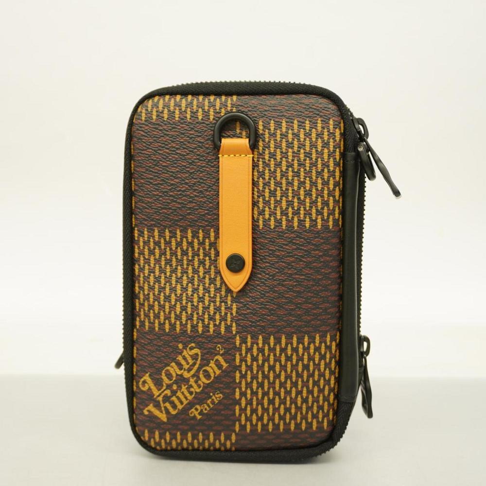 Louis Vuitton Shoulder Bag Damier Giant Double Fo Pouch NIGO Collaboration N4... - Picture 7 of 7